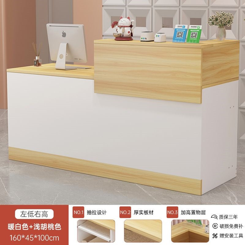 Cashier counter modern casual store small popular clothing store counter front bar table beauty salon reception desk