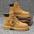 Boots men's shoes autumn winternew arrivalhigh topworkwear boots british style k-stylefashioneasiest for matchthick soleboots