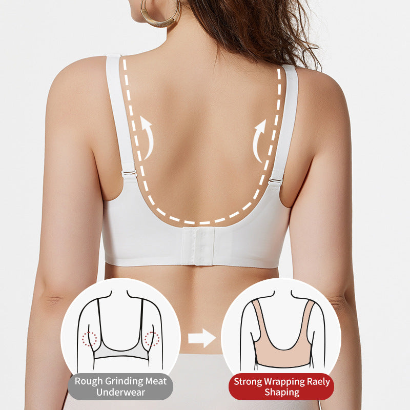 foreign trade wholesale women's seamless bra push-up push-up to collect secondary breasts to prevent sagging fashionplus size bra