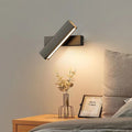 Bedroom bedside wall lamp modern minimalist living room background wall study room track creative rotating lighting fixture