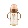 Bao hui bbet baby ppsu bottle wide neck penguin baby plastic bottle drop-resistant with handle straw oem