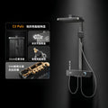 Complete shower set - all-copper thermostatic shower head kit for home bathroom, pressure boosting, filtered shower system
