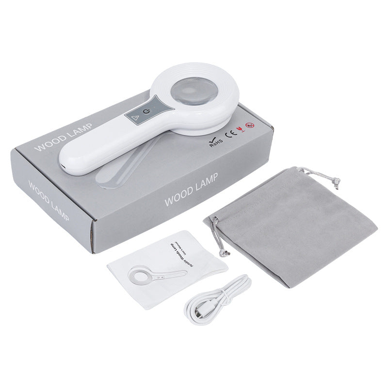Wood lamp handheld new beauty instrument skin detector household charging skin test manufacturer spot