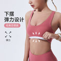 Cross-back shock-absorbing running sports bra for women, high-impact yoga fitness underwear, guangzhou clothing vest style