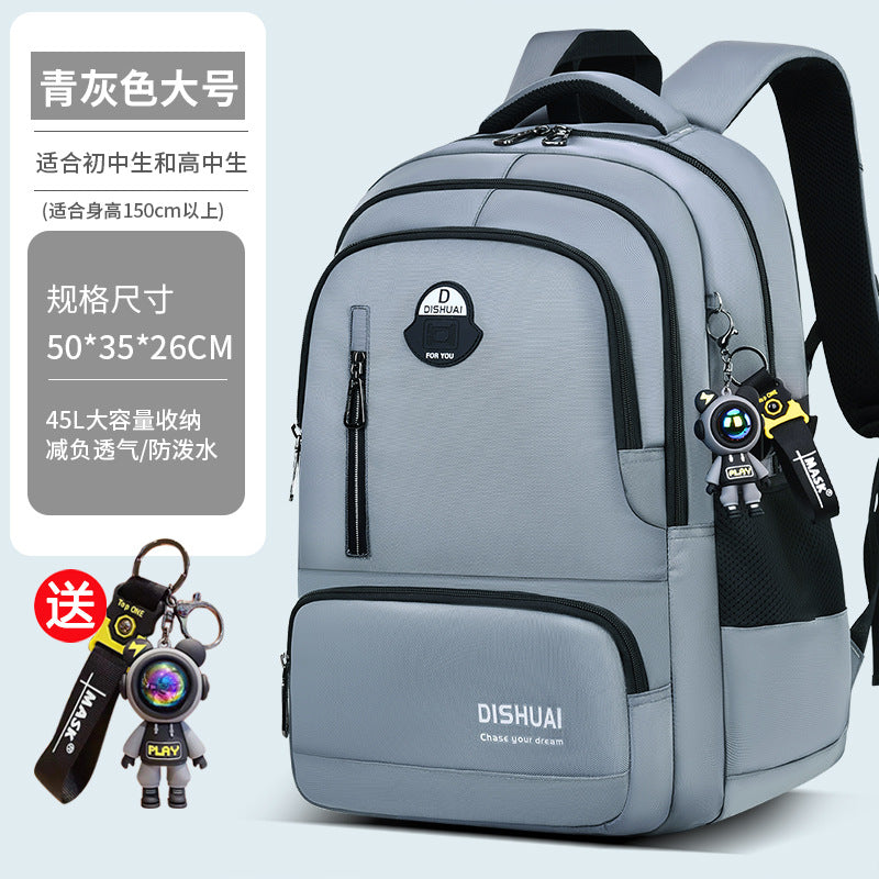2026 new school backpack for middle and high school boys - extra large capacity, ergonomic, and lightweight