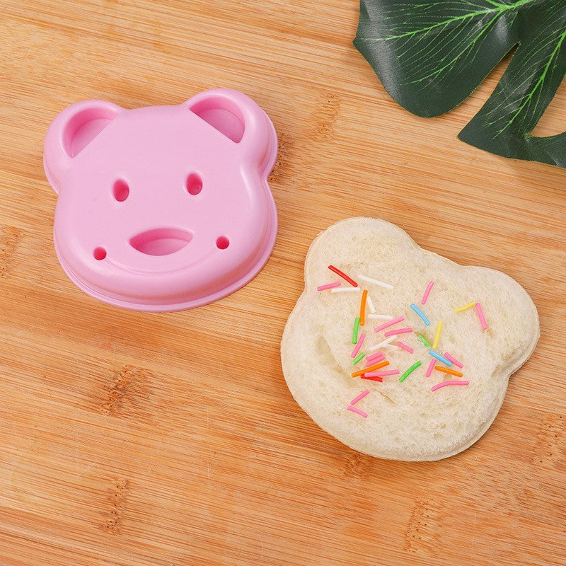 Diy sandwich mold bread cutter - cartoon toast cutter, rice ball mold, bread cutter - bear toast cutter