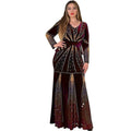 supply  new style elegantwork clothing velvet patchwork mid-waist hot diamond hip-covering fishtail long skirt