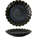 Retro creative kiln irregular ceramic plate stylish high-looking relief hotel restaurant dessert plate western food plate