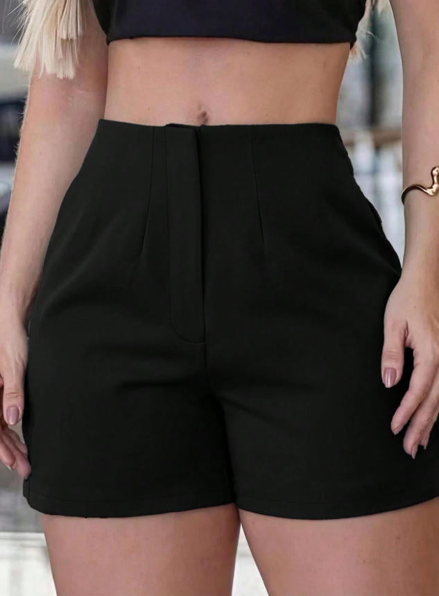 cross-border fashion  hot-selling women's new summer high-waisted casual stretch workout shorts