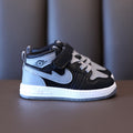 Boys' mid-top sneakers,  spring/autumn new collection, kids' basketball shoes, toddler & baby skate shoes, girls' white sneakers