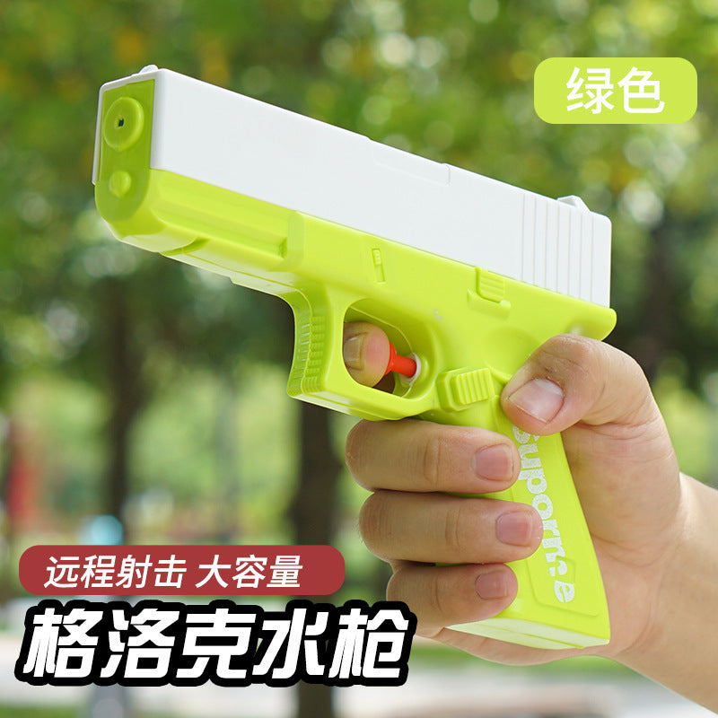 [customized] large glock water gun manual burst reloading small water gun beach children's toy for street stalls