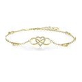 Unlimited love necklace for women - european and american minimalist heart-shaped choker necklace, cross-border direct supply, european and american minimalist style