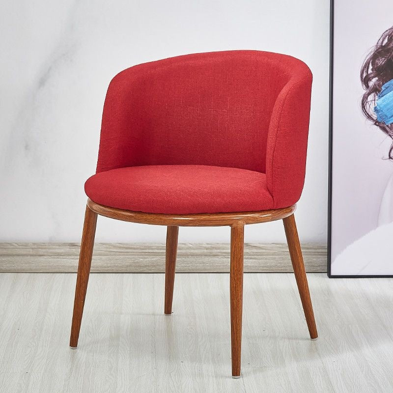 Scandinavian modern casual imitation solid wood negotiation table and chair combination small apartment balcony creative casual milk tea shop chair