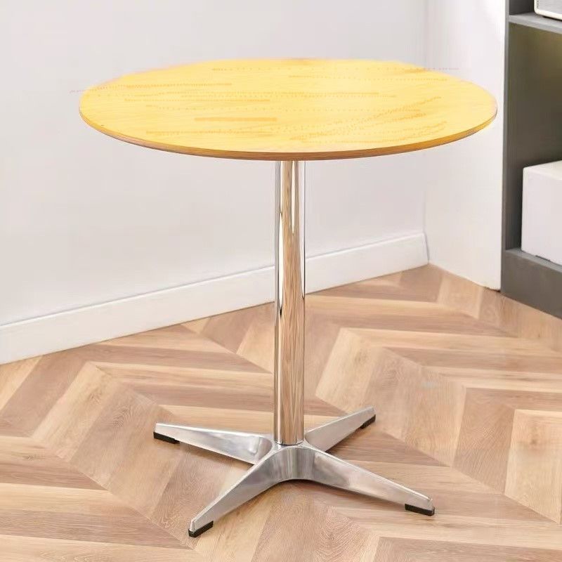 Minimalist particleboard dining table - perfect for cafes, bubble tea shops, small spaces, home use, balconies, outdoor dining, and business meetings