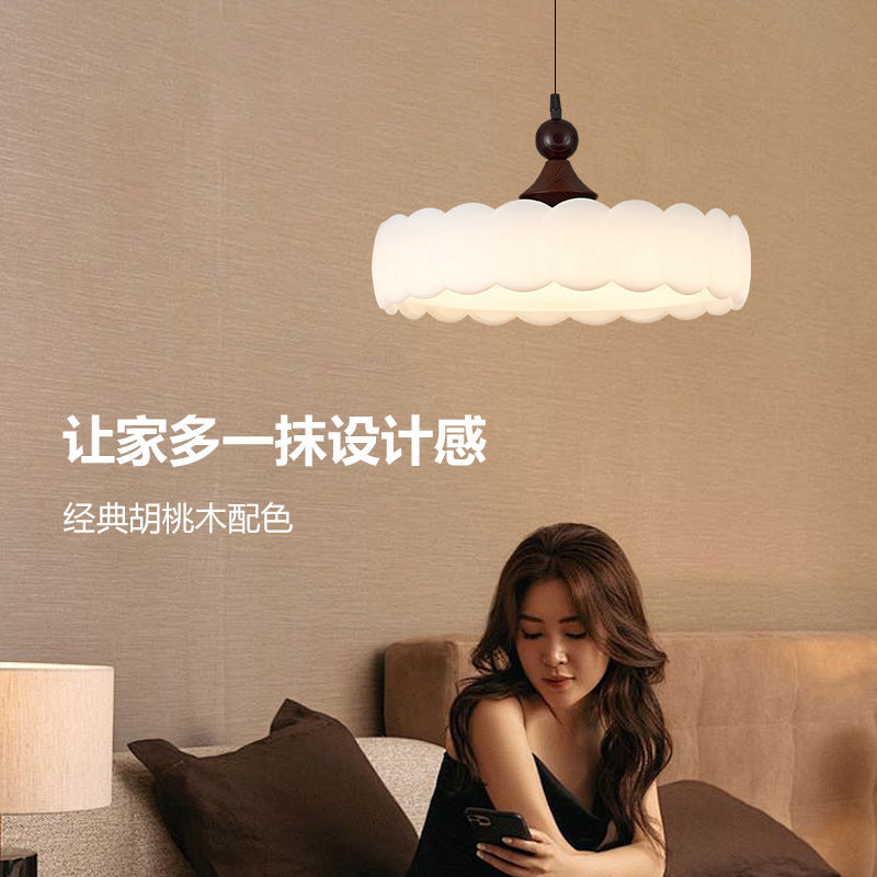 French medieval bedroom light living room light new lighting retro cream wind children's room led eye protection ceiling light