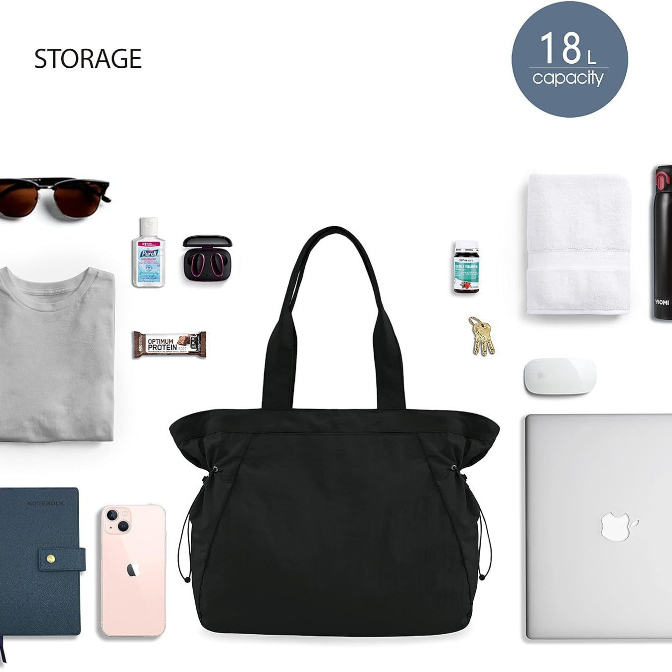 Cross-border Lulu same fitness bag, yoga sports messenger bag, large-capacity outdoor leisure women's shoulder handbag