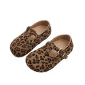 Vancahao girl's t-buckle small leather shoes  square toe flatsflatsfashioneasiest for matchautumnew arrival doudou shoes