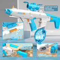 hot-selling tiger shark electric burst water gun fully automatic large capacity water-absorbing water fight boy toy outdoor