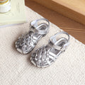 Girls' sandals: new  summer collection - closed-toe roman sandals, breathable and non-slip beach shoes for little girls, kids' footwear