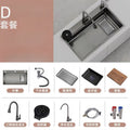 New arrival slag sink large single slot thickenedsus304 stainless steel for home kitchen sink sink sink