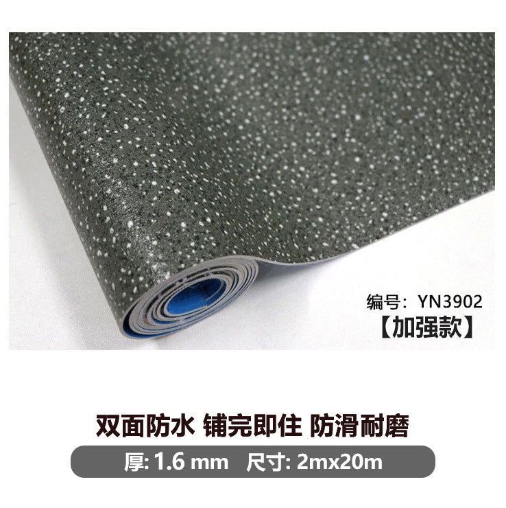 Commercial-grade, thickened, and wear-resistant pvc flooring for large areas of cement floors. waterproof adhesive-backed vinyl flooring for both commercial and residential use