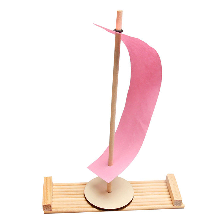 Raft boat technology small production creative small invention science small experiment handmade DIY toy work material