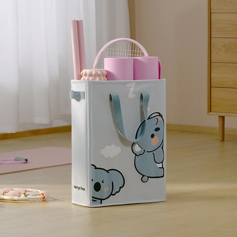 Mengqu yoga mat storage basket foldable fitness sports equipment storage basket with wheels household rack dirty clothes basket