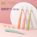 Newborn baby feeding spoon set - silicone soft spoons for water, food, and training - baby eating tools