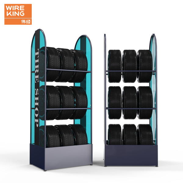 Tire Display Rack Auto Repair Shop Display Rack Tire Storage Auto Parts Display Rack Auto Repair 4S Shop Tire Metal Display Rack