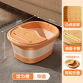 Direct from the factory: customizable, foldable plastic foot bath bucket. portable, collapsible foot basin for foot washing and massage