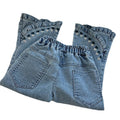 Girl denim bell bottoms spring & fall new arrivaloutwearkorean stylekidsilm spring & fall clothing baby micro-flared pants trendy
