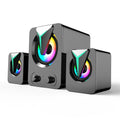Ft25-2.1 desktop computer speaker rbg small multimedia active laptop small speaker 2.1