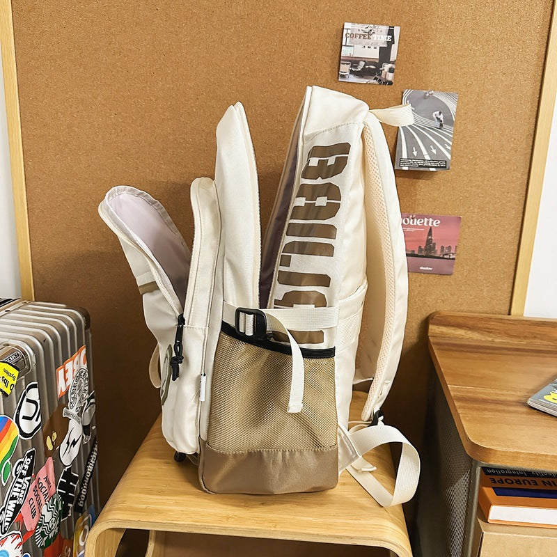 2025 new arrival: factory direct, high-capacity, durable, water-resistant fabric backpack - minimalist, trendy, and cool for middle school students