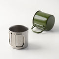 Minimalist stainless steel outdoor tumbler, 304 stainless steel, creative foldable handle, drop-resistant kids' water bottle, customizable