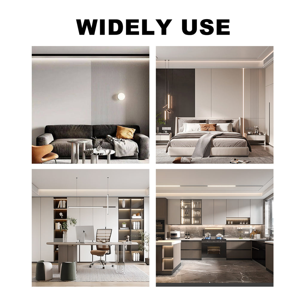 24V low voltage COB light strip LED strip self-adhesive, cabinet wardrobe lighting strip custom high display finger 8mm soft light strip