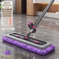 Chenille hands-free mop with bucket for home lazy one-wipe dry and wet mop handy gadgetrotate mop bucket