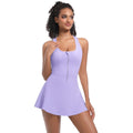 Big sale cross-border nude fashion tape bottom sports dress outdoor running jumpsuit fitness yoga tennis skirt