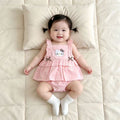 Newborn baby triangle romper - princess style - baby girl's camisole bodysuit - lightweight one-piece outfit for summer