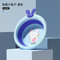 Round light bunny-blue