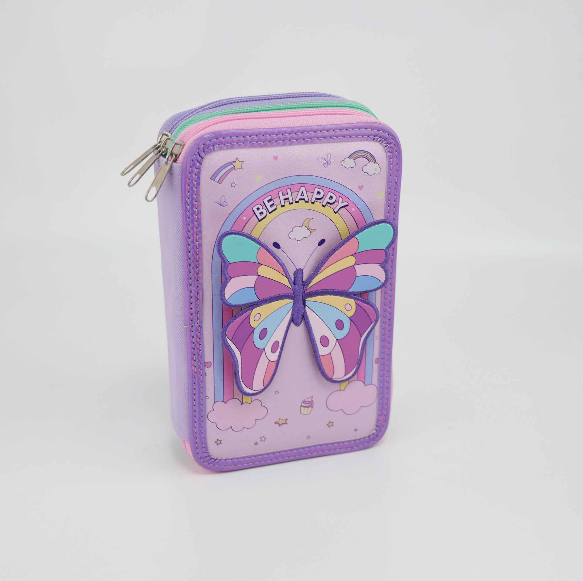 New pencil bag, primary school student drawing pen, pencil bag, large-capacity stationery bag, art pen storage bag, high-value pencil case.