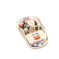 New m333 wireless bluetooth transparent mouse - rechargeable, with colorful breathing light, for tablets, laptops, and office use