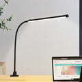 Led clip-on desk lamp - eye protection, perfect for kids, students, dorms, and bedside reading - clip-on full spectrum table lamp