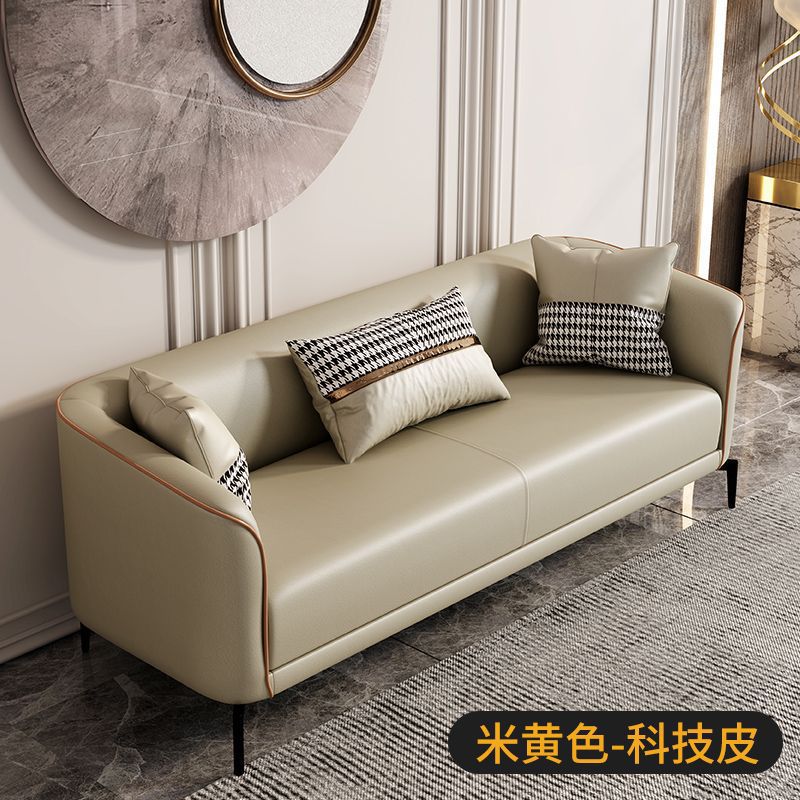 Sofa small apartment rental house living room simple modern apartment popular double slot three slot technology cloth small sofa