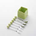 Platform carefully selected ceramic cheese fruit fork suit high-looking fruit fork multi-purpose storage jar factory wholesale