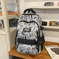 High school student backpack for boys, middle school wear-resistant casual backpack for girls, 2025 new fashionable versatile laptop backpack