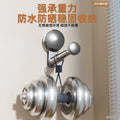 Suction cup clothes hanger storage handy gadgetfor home balcony multi-functional telescopic punch-free wall hanging traceless clothes drying rack storage rack