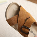 Birkenstock boys' cork sandals - new summer casual style for kids, indoor/outdoor flip-flops for older children