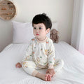 Kids' cotton thermal underwear set - boys' & girls' warm base layer for spring/autumn, baby & toddler pajamas