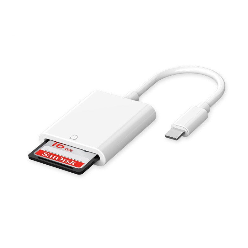 Applicable to apple lightning mobile phone sd card reader multi-function adapter otg camera memory card tf wholesale