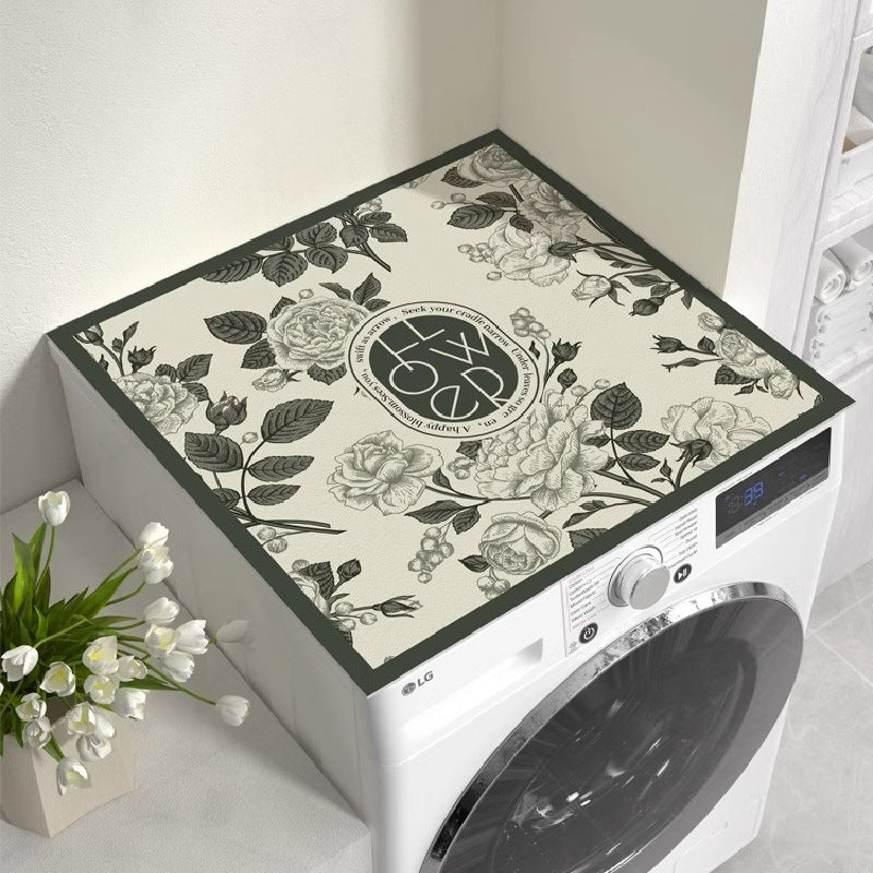 Washing machine cover, refrigerator dust cover, waterproof sun protection cover, coffee table bedside table, no-wash leather mat